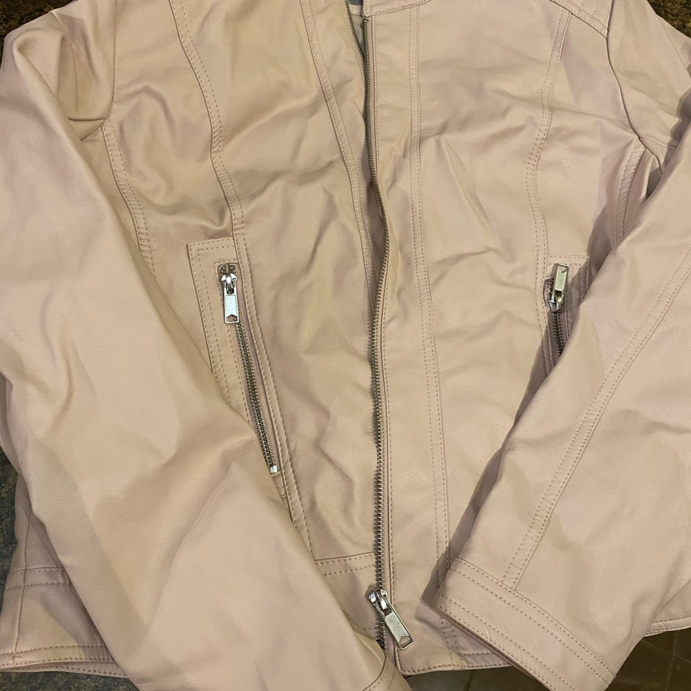 Vegan Leather Jacket - Picture 3 of 3